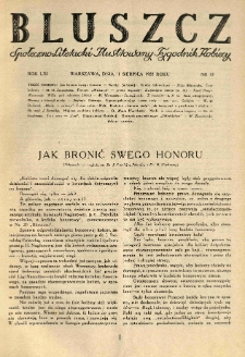 Bluszcz. Społeczno literacki ilustrowany tygodnik kobiecy 1928.08.11 R.61 nr33