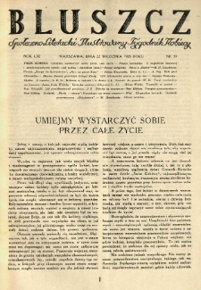Bluszcz. Społeczno literacki ilustrowany tygodnik kobiecy 1928.09.22 R.61 nr39