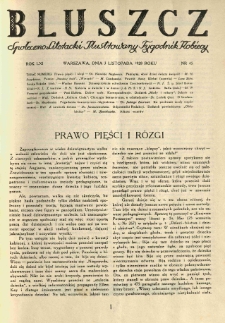 Bluszcz. Społeczno literacki ilustrowany tygodnik kobiecy 1928.11.03 R.61 nr45