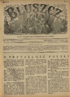 Bluszcz. Pismo tygodniowe ilustrowane dla kobiet. 1924.02.09 R.57 nr6