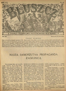 Bluszcz. Pismo tygodniowe ilustrowane dla kobiet. 1924.11.22 R.57 nr47