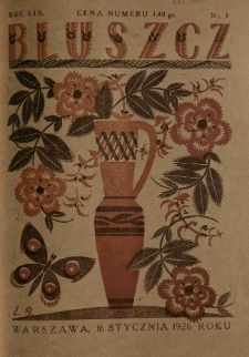 Bluszcz. Pismo tygodniowe ilustrowane dla kobiet. 1926.01.16 R.59 nr3