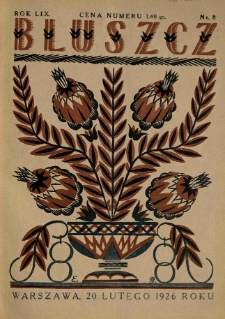 Bluszcz. Pismo tygodniowe ilustrowane dla kobiet. 1926.02.20 R.59 nr8