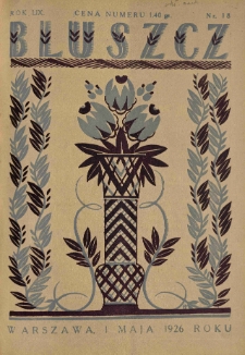 Bluszcz. Pismo tygodniowe ilustrowane dla kobiet. 1926.05.01 R.59 nr18