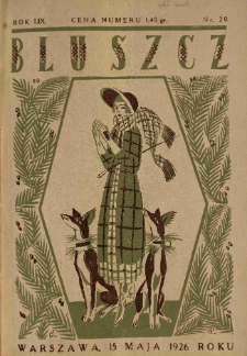 Bluszcz. Pismo tygodniowe ilustrowane dla kobiet. 1926.05.15 R.59 nr20