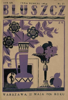 Bluszcz. Pismo tygodniowe ilustrowane dla kobiet. 1926.05.22 R.59 nr21
