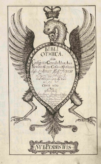 Bibliotheca. alias Consignatio Generalis Libror[um] Arcis Nesvisiensis per Classes dispositorum Iussu & Imperio Illrismi Ducis ac Principis Dni D. Alexan[dri] Ludovicii Radziwil Marschalci Supremi Mag. Duc. Lit: &c. &c. &c: Opera vero & Industria Joannis Hanowicz Infamulatoris olim & Notarii Cubicularis Eius Illmae Cels.dnis nunc Consulis Iurati, & Aedilium Publicarum Praefecti Priuilegiatae Civitatis Nesvisiensis confecta A: D: 1651 Aprilis Diebus