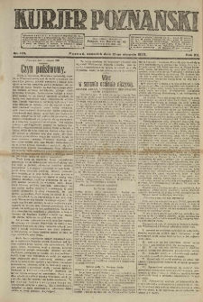 Kurier Poznański 1920.08.12 R.15 nr183