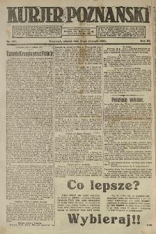 Kurier Poznański 1920.08.17 R.15 nr187