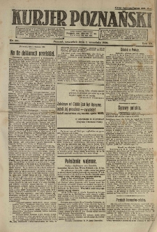 Kurier Poznański 1920.09.02 R.15 nr201