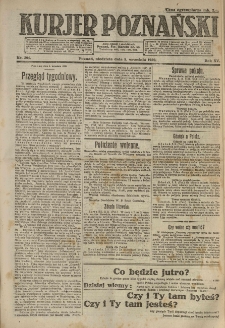Kurier Poznański 1920.09.05 R.15 nr204