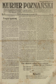 Kurier Poznański 1920.09.12 R.15 nr210