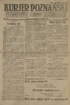 Kurier Poznański 1920.09.29 R.15 nr223-224