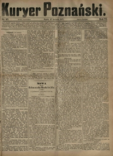Kurier Poznański 1877.04.27 R.6 nr97