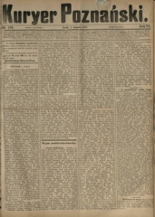 Kurier Poznański 1877.08.01 R.6 nr174