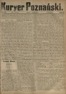 Kurier Poznański 1877.08.07 R.6 nr179