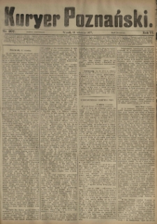 Kurier Poznański 1877.09.11 R.6 nr207