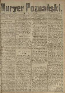 Kurier Poznański 1877.10.02 R.6 nr225