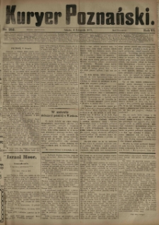 Kurier Poznański 1877.11.03 R.6 nr252