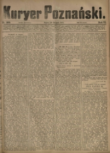 Kurier Poznański 1877.11.23 R.6 nr269