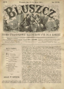 Bluszcz. Pismo tygodniowe illustrowane dla kobiet. 1892.03.12 (24) R.28 nr12