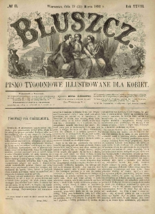 Bluszcz. Pismo tygodniowe illustrowane dla kobiet. 1892.03.19 (31) R.28 nr13