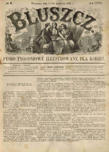Bluszcz. Pismo tygodniowe illustrowane dla kobiet. 1892.04.02 (14) R.28 nr15