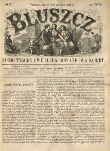 Bluszcz. Pismo tygodniowe illustrowane dla kobiet. 1892.04.09 (21) R.28 nr16