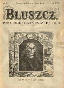 Bluszcz. Pismo tygodniowe illustrowane dla kobiet. 1892.05.28 (06.09) R.28 nr23