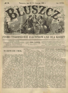 Bluszcz. Pismo tygodniowe illustrowane dla kobiet. 1892.08.13 (25) R.28 nr34
