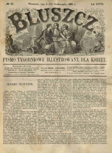 Bluszcz. Pismo tygodniowe illustrowane dla kobiet. 1892.10.08 (20) R.28 nr42
