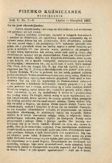 Pisemko Kuźniczanek. 1925 R.5 nr7-8
