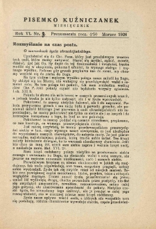 Pisemko Kuźniczanek. 1926 R.6 nr3