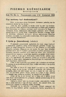 Pisemko Kuźniczanek. 1926 R.6 nr4