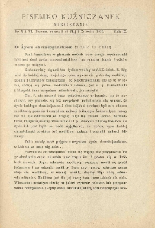 Pisemko Kuźniczanek. 1929 R.9 nr5-6