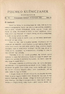 Pisemko Kuźniczanek. 1929 R.9 nr11