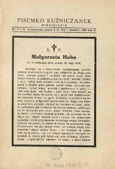 Pisemko Kuźniczanek. 1930 R.10 nr5-6