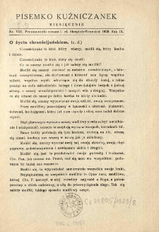 Pisemko Kuźniczanek. 1929 R.9 nr8-9