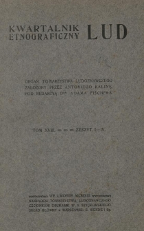 Lud. Organ Towarzystwa Ludoznawczego we Lwowie