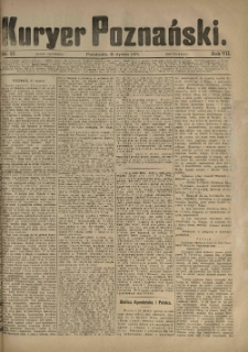 Kurier Poznański 1878.01.21 R.7 nr17