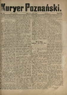 Kurier Poznański 1878.01.23 R.7 nr19