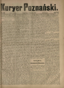Kurier Poznański 1878.01.28 R.7 nr23