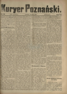 Kurier Poznański 1878.02.28 R.7 nr49