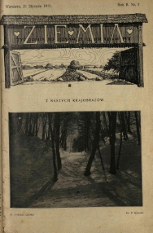 Ziemia. Tygodnik Krajoznawczy Ilustrowany.1911 R.2 nr3