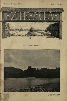 Ziemia. Tygodnik Krajoznawczy Ilustrowany.1911 R.2 nr5