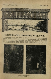 Ziemia. Tygodnik Krajoznawczy Ilustrowany.1911 R.2 nr10