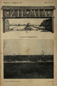 Ziemia. Tygodnik Krajoznawczy Ilustrowany.1911 R.2 nr40