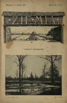 Ziemia. Tygodnik Krajoznawczy Ilustrowany.1911 R.2 nr49-50