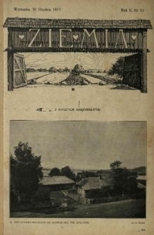 Ziemia. Tygodnik Krajoznawczy Ilustrowany.1911 R.2 nr52