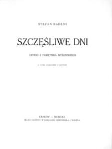 Szczęśliwe dni